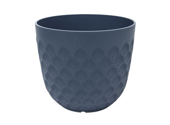 Doniczka Melody Scallop 36 cm niebieski