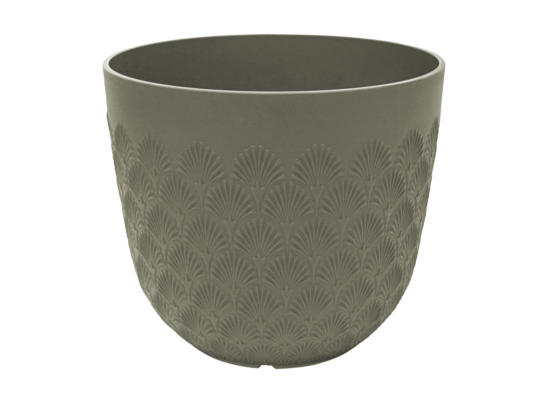 Doniczka Melody Scallop 36 cm zielony