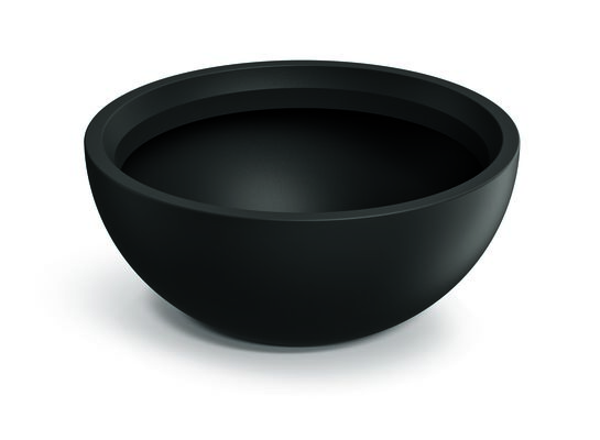 Donica TMBO60 Molio Bowl 25 cm pure black