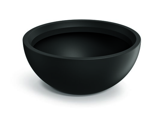 Donica TMBO80 Molio Bowl 34 cm pure black