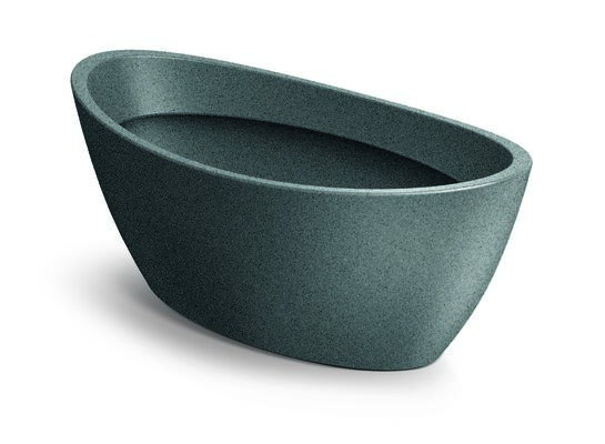 Donica TAO40 Aria Oval 16 cm tiny granite