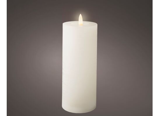 Świeca woskowa LED z efektem naturalnego płomienia 19 cm