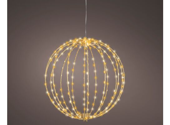 Kula metalowa microLED zewnętrzna 38 cm