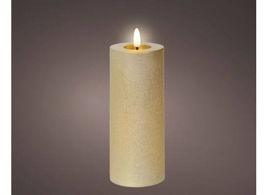 Świeca woskowa LED na baterie 19 cm