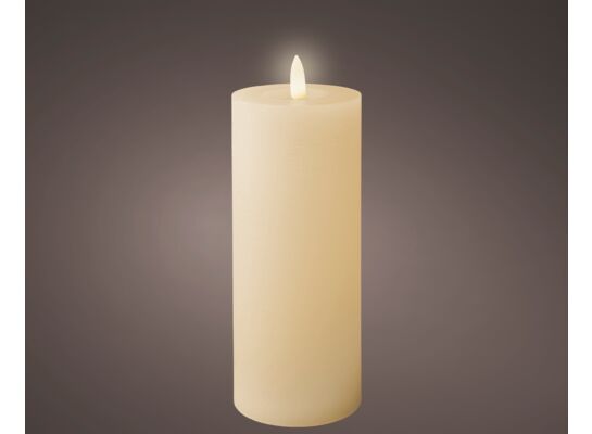 Świeca woskowa LED z efektem naturalnego płomienia 19 cm