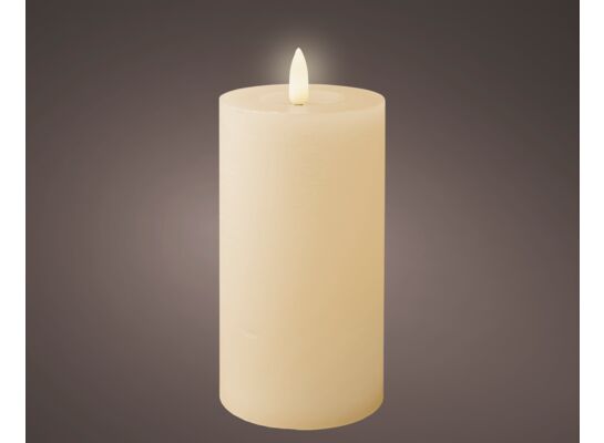 Świeca woskowa LED z efektem naturalnego płomienia 15 cm