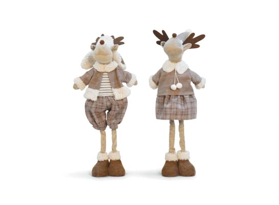 Figura tekstylna renifer 76 cm