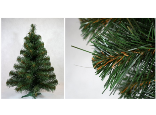 Choinka zielona 70 cm + oświetlenie 50 led