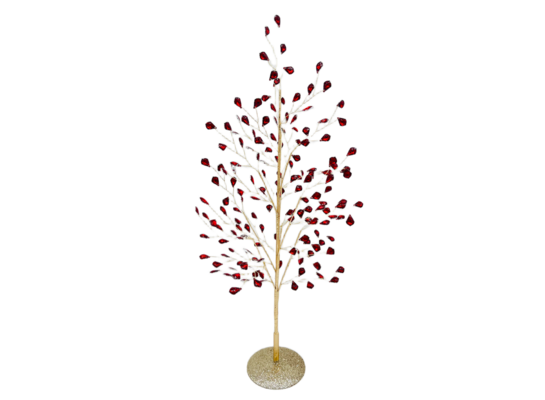 Średnie drzewo ozdobne 45 cm czerwone