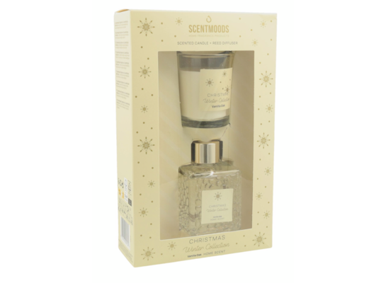 Zestaw świeca z dyfuzorem zapachowym Vanilla Oak
