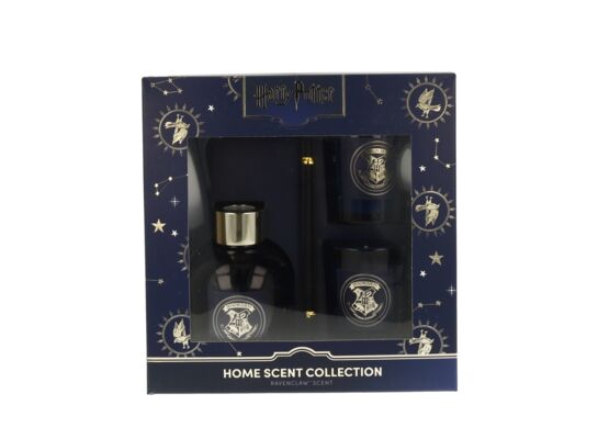Zestaw Harry Potter 2 x świeca zapachowa i dyfuzor z patyczkami Ravenclaw