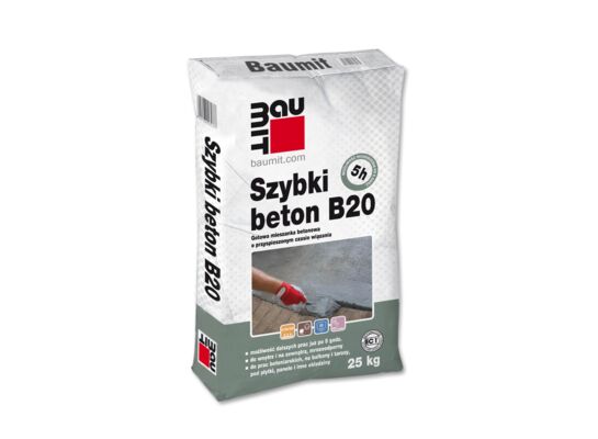 Szybki beton B20 5 h 25 kg