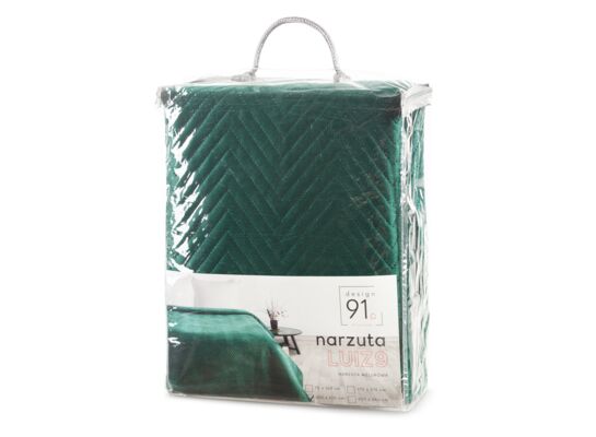 Narzuta D91 Luiz 200 x 220 cm ciemnozielona