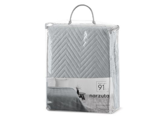 Narzuta D91 Luiz 170 x 210 cm srebrna