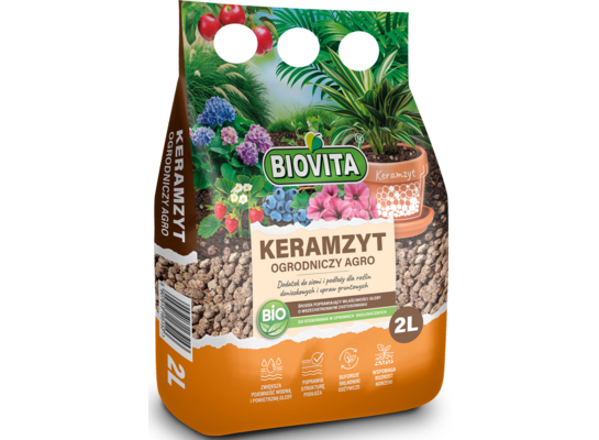 Keramzyt ogrodniczy Agro 2 l 8 - 16 mm BIOVITA