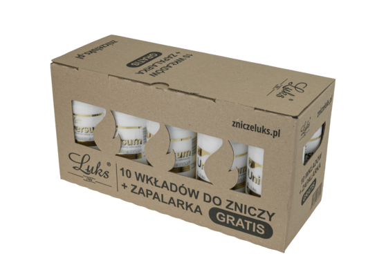 Wkład do zniczy pakiet 10+ zapalarka