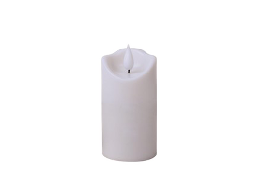 Świeca LED FALA 5 cm x 10 cm biała