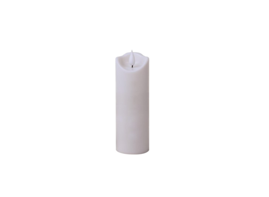 Świeca LED FALA 5 cm x 15 cm biała
