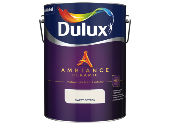 Farba ceramiczna AMBIANCE CERAMIC Sweet Cotton 5 l Dulux