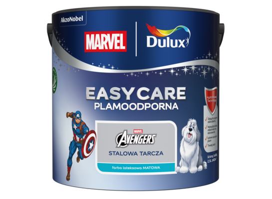 Farba EASYCARE Plamoodporna DISNEY Stalowa Tarcza 2,5 l Dulux