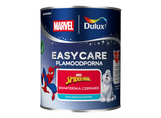 Farba EASYCARE Plamoodporna DISNEY Bohaterska Czerwień 1 l Dulux
