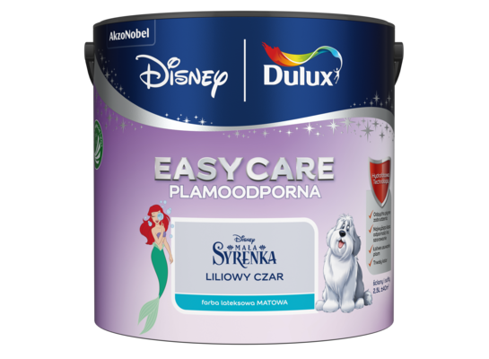 Farba EASYCARE Plamoodporna DISNEY Liliowy Czar 2,5 l Dulux