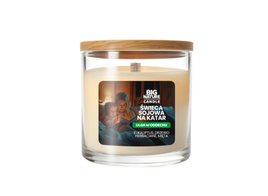 Świeca sojowa Ulga w oddechu 155 g