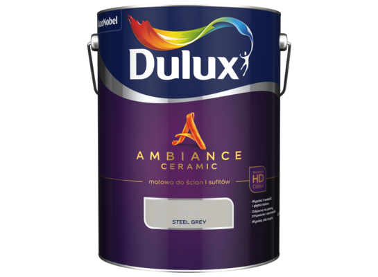 Farba ceramiczna AMBIANCE CERAMIC Steel Grey 5 l Dulux