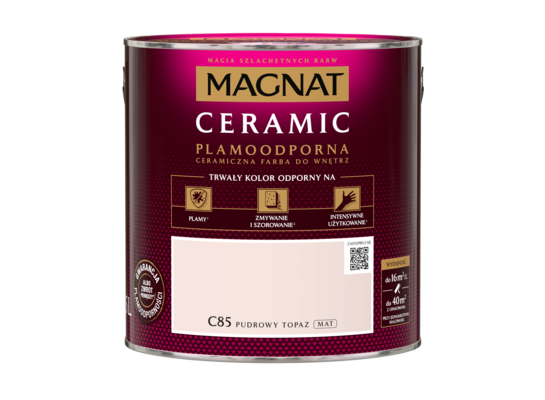 Farba ceramiczna MAGNAT Ceramic pudrowy topaz C85 2,5 l