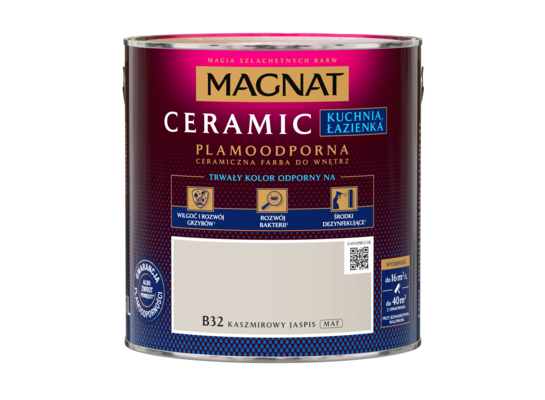 Farba ceramiczna MAGNAT Kitchen&Bathroom kaszmirowy jaspis B32 2,5 l
