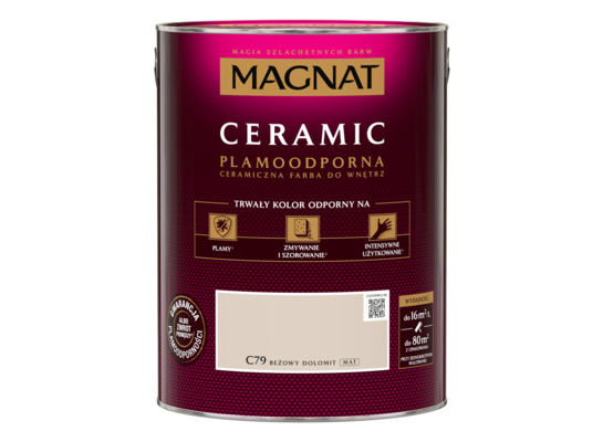 Farba ceramiczna MAGNAT Ceramic beżowy dolomit C79 5 l