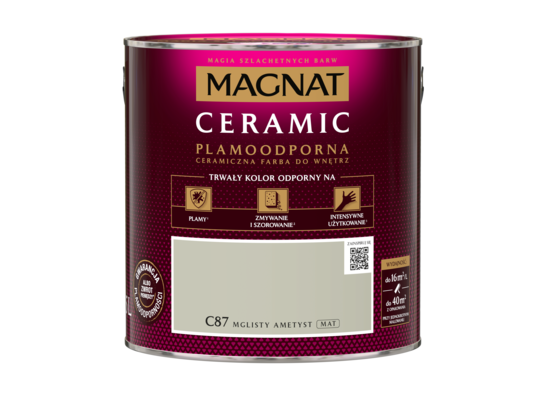 Farba ceramiczna MAGNAT Ceramic mglisty ametyst C87 2,5 l