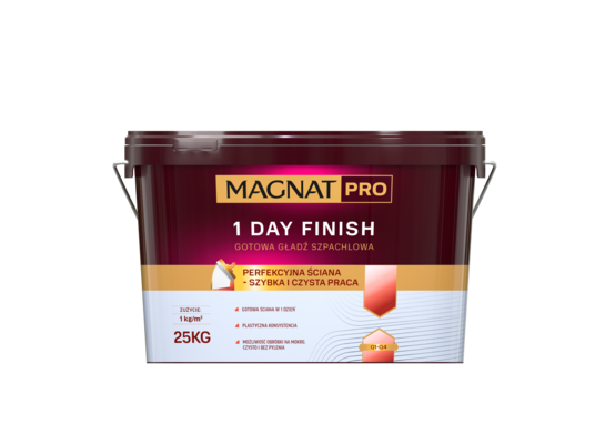 Gładź szpachlowa 1Day Finish 25 kg Magnat Pro