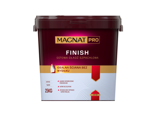 Gładź szpachlowa Finish 25 kg Magnat Pro