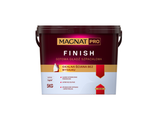 Gładź szpachlowa Finish 5 kg Magnat Pro