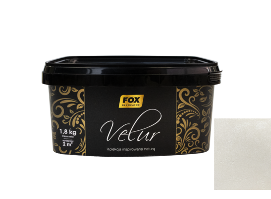 Tynk dekoracyjny VELUR 0005 Krem 1,8 kg