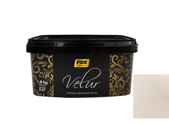 Tynk dekoracyjny VELUR 0007 Perła 1,8 kg