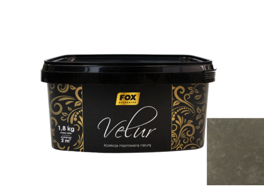 Tynk dekoracyjny VELUR 0010 Brąz 1,8 kg