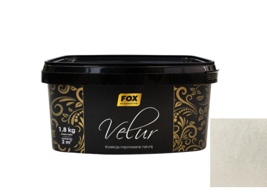 Tynk dekoracyjny VELUR 0006 Beż 1,8 kg