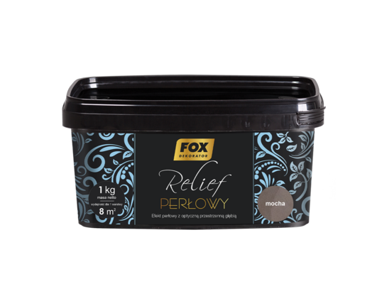 Masa cienkowarstwowa RELIEF PERŁOWY Mocha 1 kg