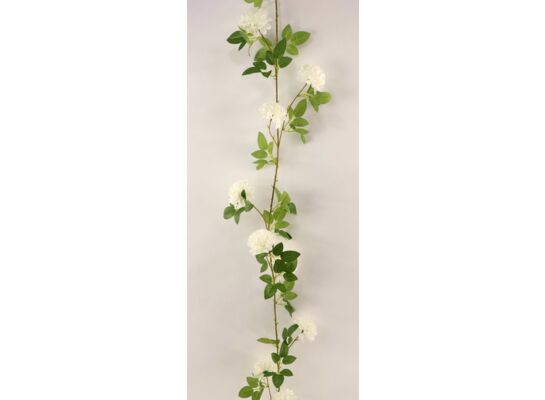 Kwiat sztuczny girlanda z chryzantem wys. 180 cm