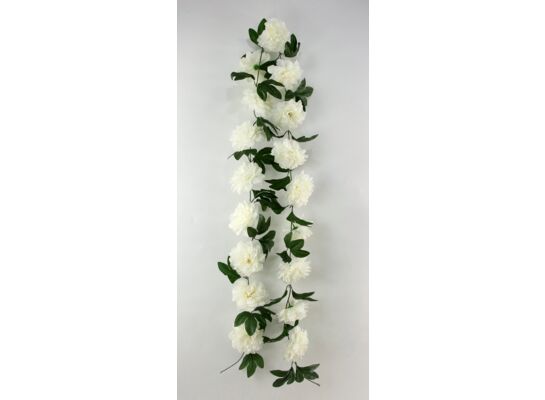 Kwiat sztuczny girlanda z peonii wys. 220 cm