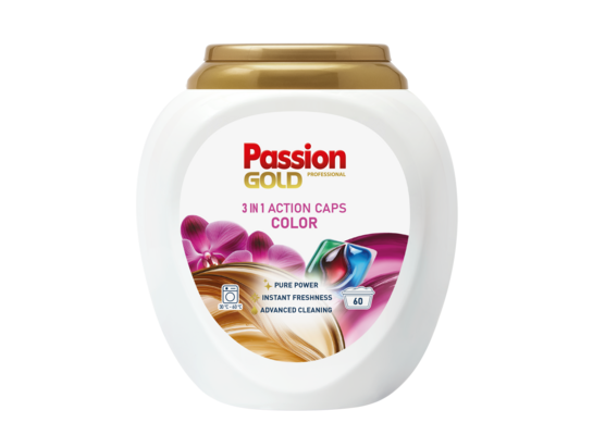 Kapsułki do prania PASSION GOLD Professional 60 szt. 3w1 Kolor