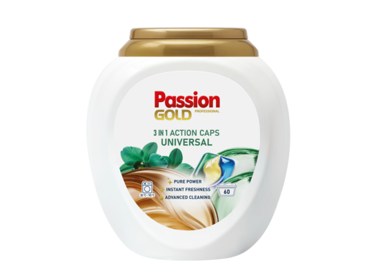 Kapsułki do prania PASSION GOLD Professional 60 szt. 3w1 Uniwersalne