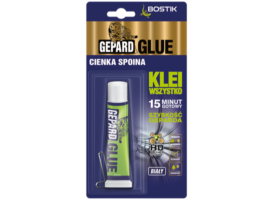 Klej montażowy GEPARD GLUE biały 25 ml BOSTIK