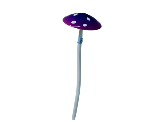 Dekoracja ozdobna pik metalowy grzyb 50 cm