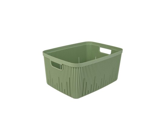 Pojemnik ryflowany 13 l zie lony