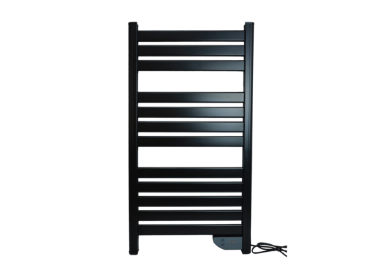 Grzejnik aluminiowy 500 W elektryczny czarny