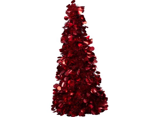 Choinka z łańcucha 60 cm czerwony
