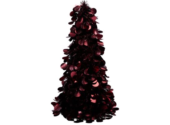 Choinka z łańcucha 46 cm ciemnoczerwony